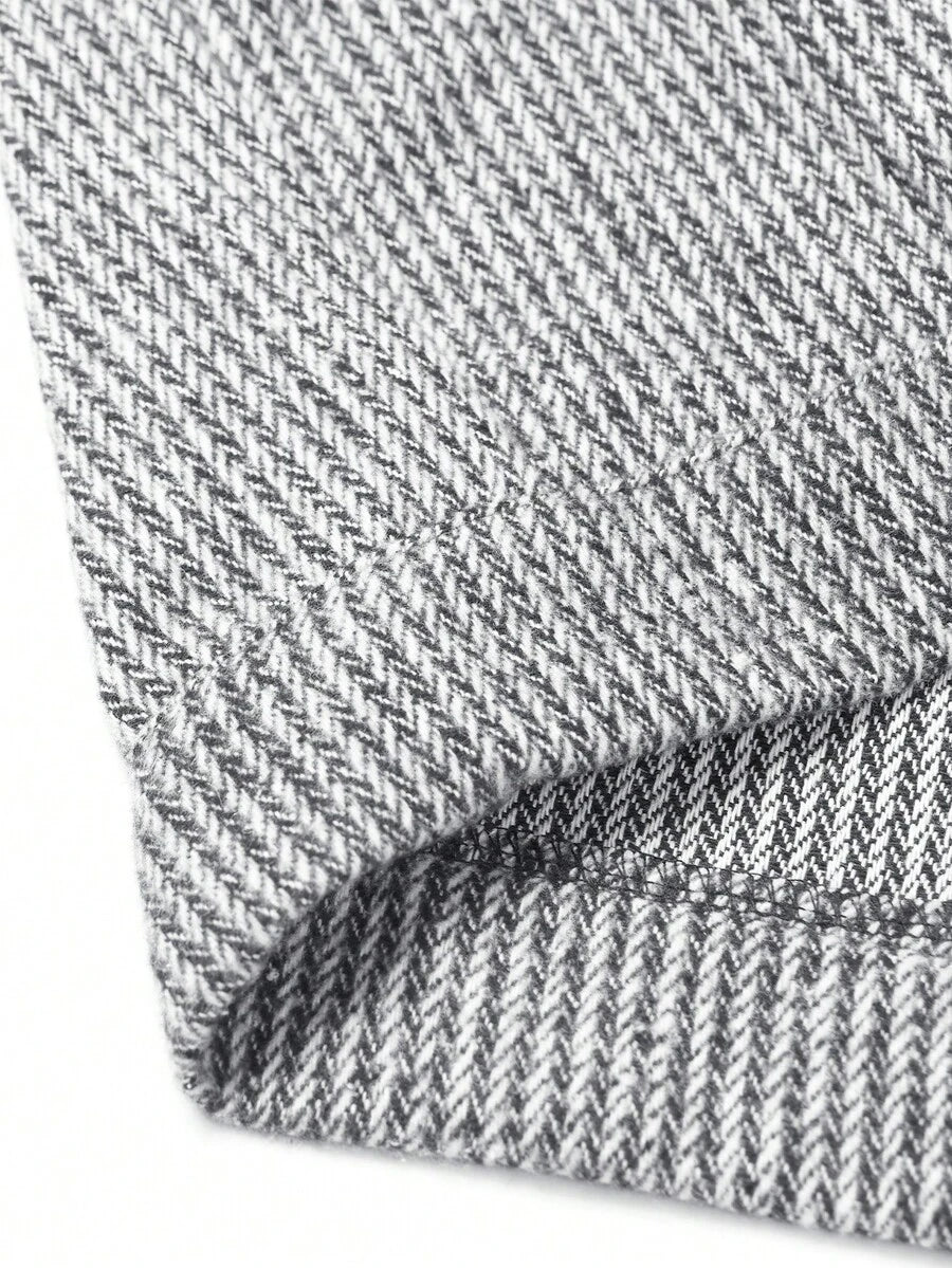 Men's single-breasted wool overcoat — additional view