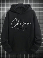 Men's drawstring long sleeve hoodie — additional view
