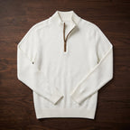 Men's quarter-zip knit sweater — additional view