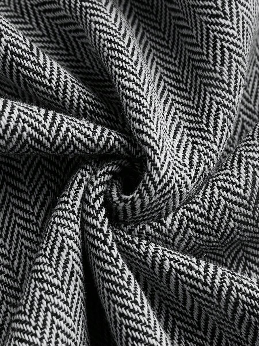 Men's single-breasted wool overcoat — additional view