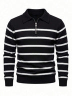 Men's half-zip long sleeve pullover — additional view