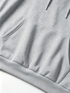 Men's kangaroo pocket drawstring hoodie — additional view