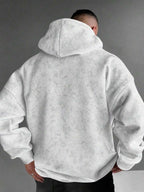 Men's drawstring long sleeve hoodie — additional view