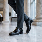Men's leather monk-strap dress shoes — additional view