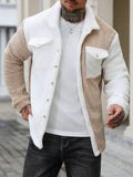 Men's button-front teddy fleece jacket — additional view
