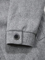 Men's teddy fleece cropped coat — additional view