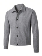 Men's teddy fleece cropped coat — additional view