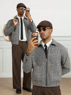 Men's single-breasted wool overcoat — additional view