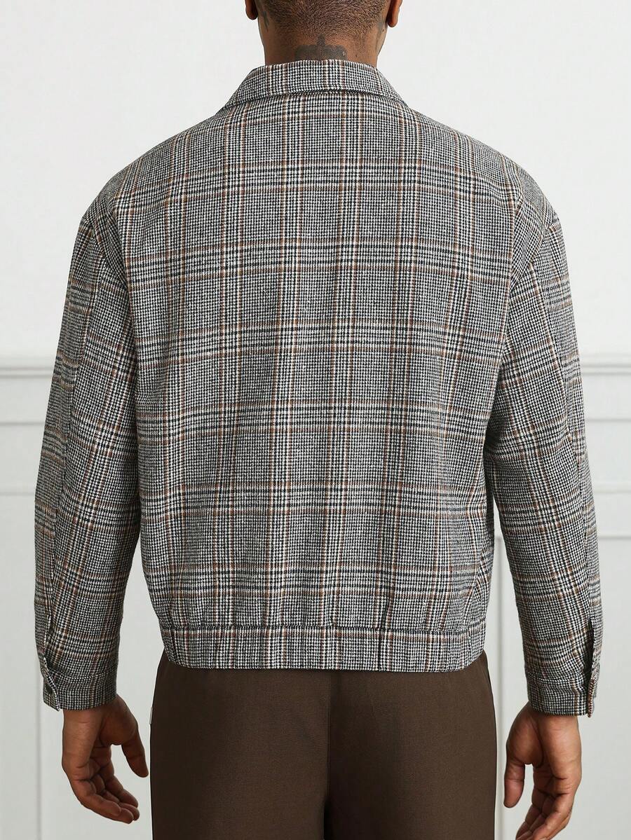 Men's single-breasted wool overcoat — additional view