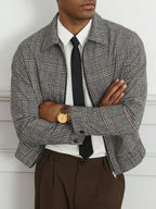 Men's single-breasted wool overcoat — additional view