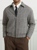Men's single-breasted wool overcoat — additional view