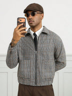 Men's single-breasted wool overcoat — additional view