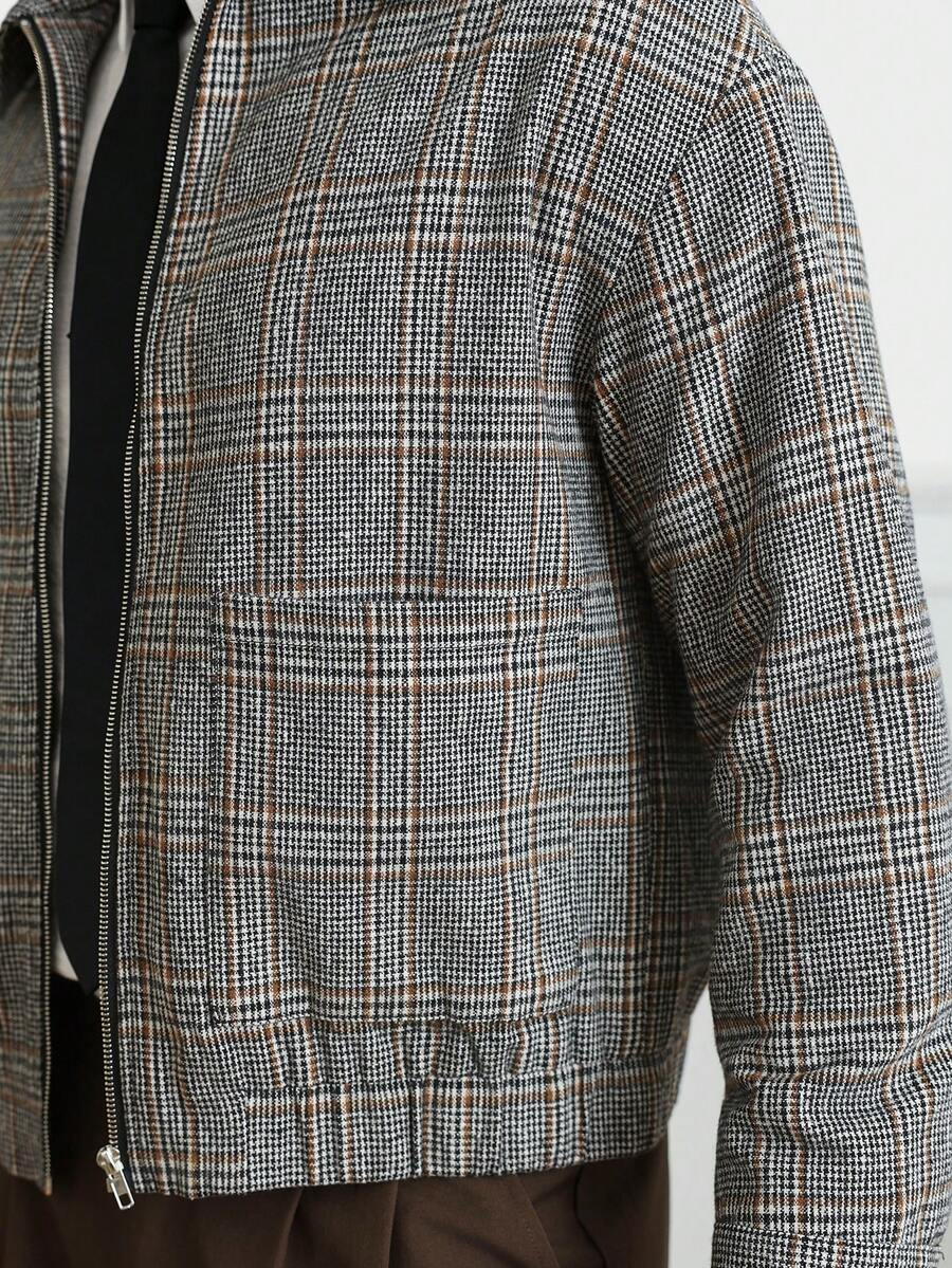 Men's single-breasted wool overcoat — additional view
