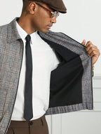 Men's single-breasted wool overcoat — additional view