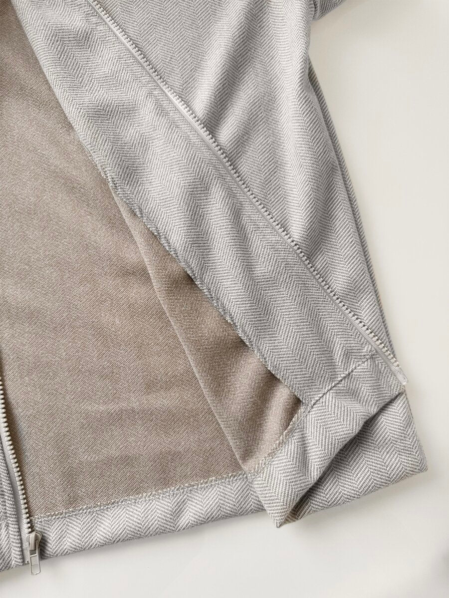 Men's single-breasted wool overcoat — additional view
