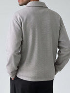 Men's single-breasted wool overcoat — additional view