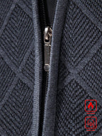 Men's color block ribbed cardigan — additional view