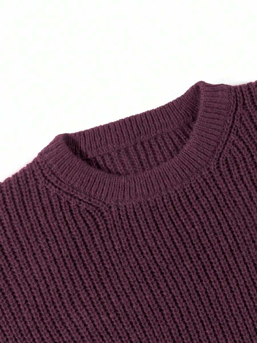 Men's crew neck relaxed-fit pullover — additional view