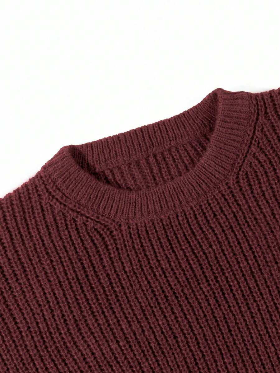 Men's crew neck relaxed-fit pullover — additional view