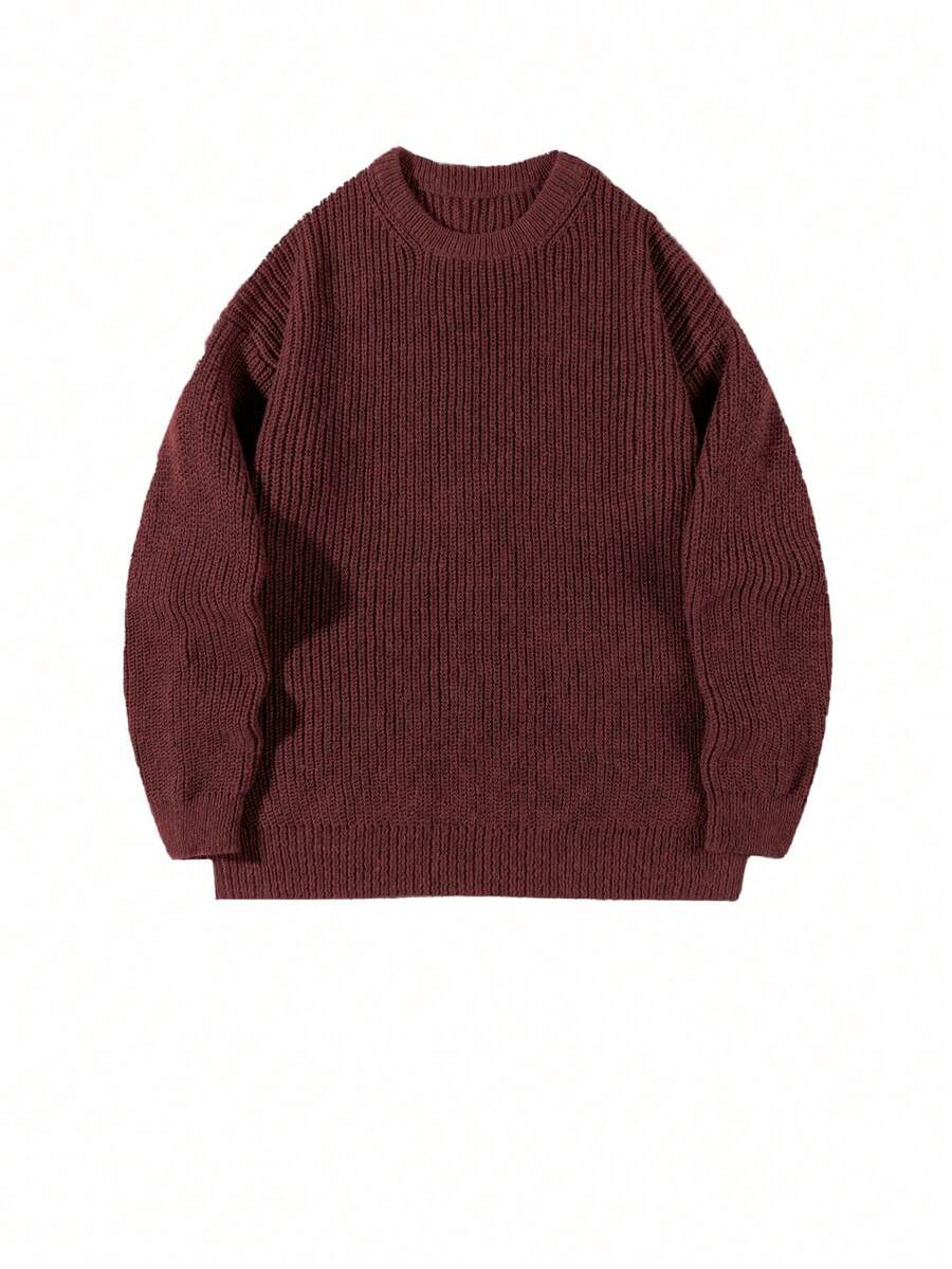Men's crew neck relaxed-fit pullover — additional view