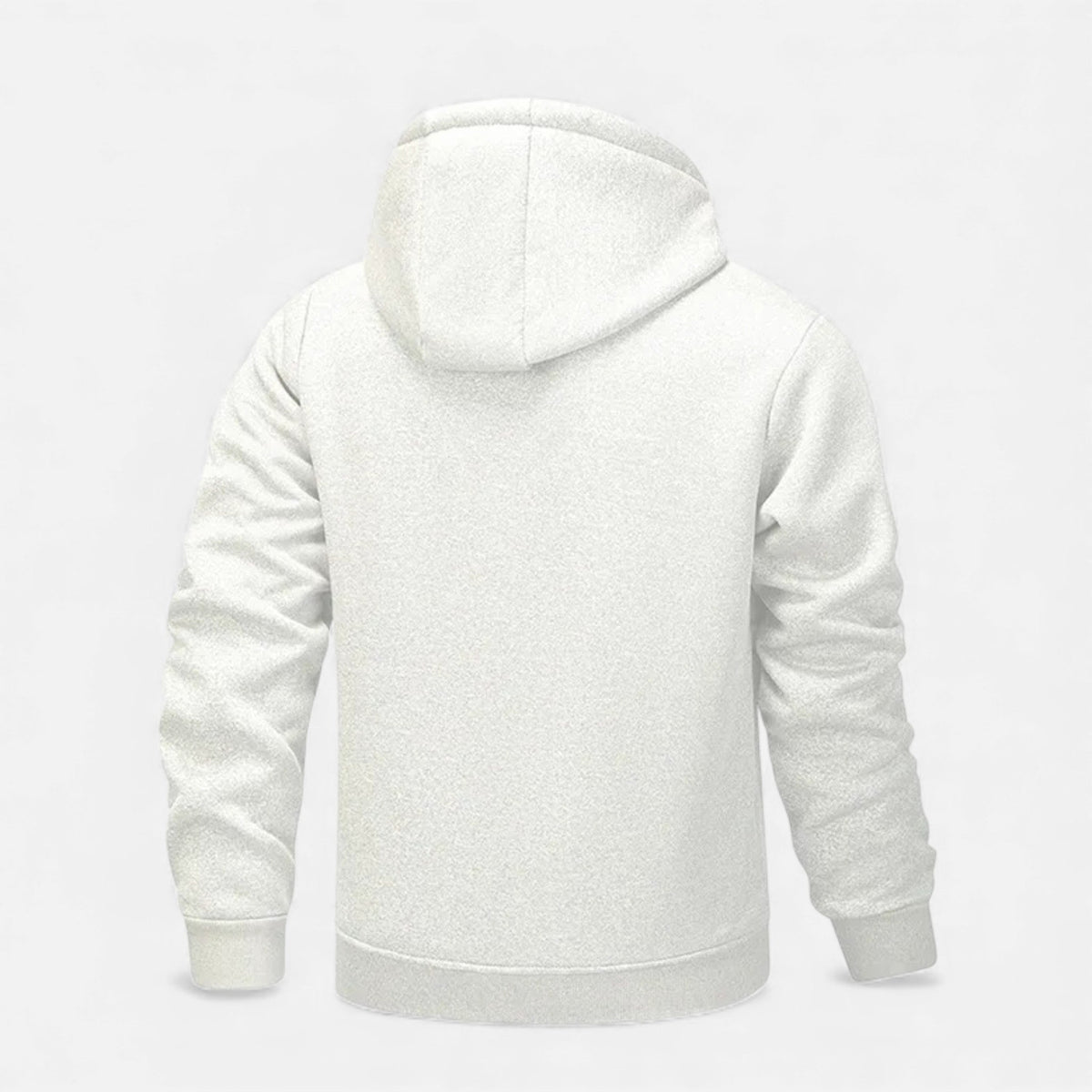 Men's fleece-lined winter hoodie jacket — additional view