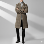 Braxton | Windowpane Wool Winter Coat