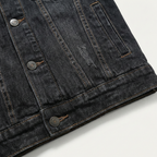 Men's fleece-lined classic denim jacket — additional view