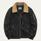 Men's sherpa-lined bomber jacket