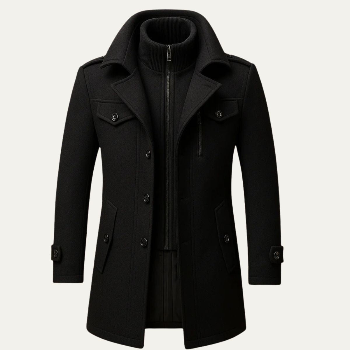 Men's insulated heritage coat — alternate view