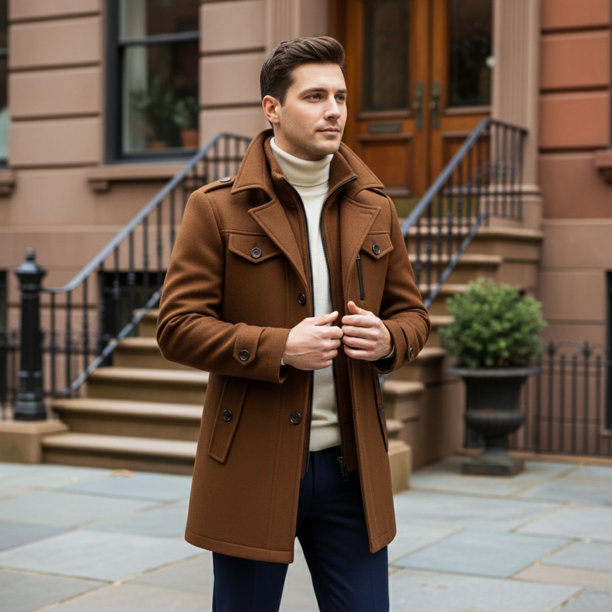 Men's insulated heritage coat — additional view