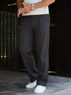 Men's straight-leg tailored pants — additional view