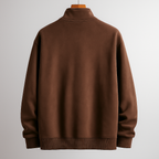 Men's fleece quarter-zip pullover hoodie — additional view