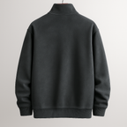 Men's fleece quarter-zip pullover hoodie — additional view