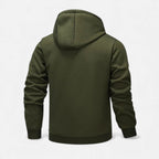 Men's fleece-lined winter hoodie jacket — additional view