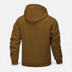 Men's fleece-lined winter hoodie jacket — additional view