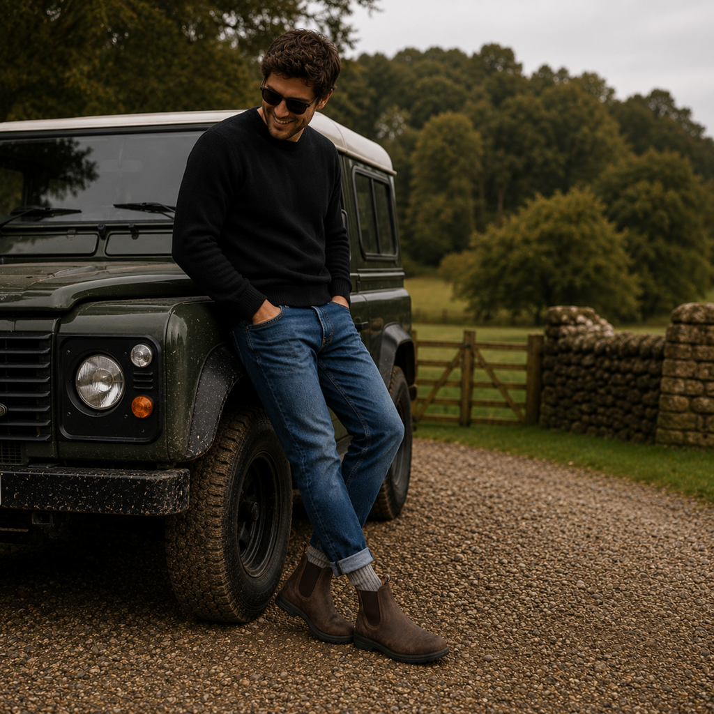 Men's slip-on chelsea boots — additional view