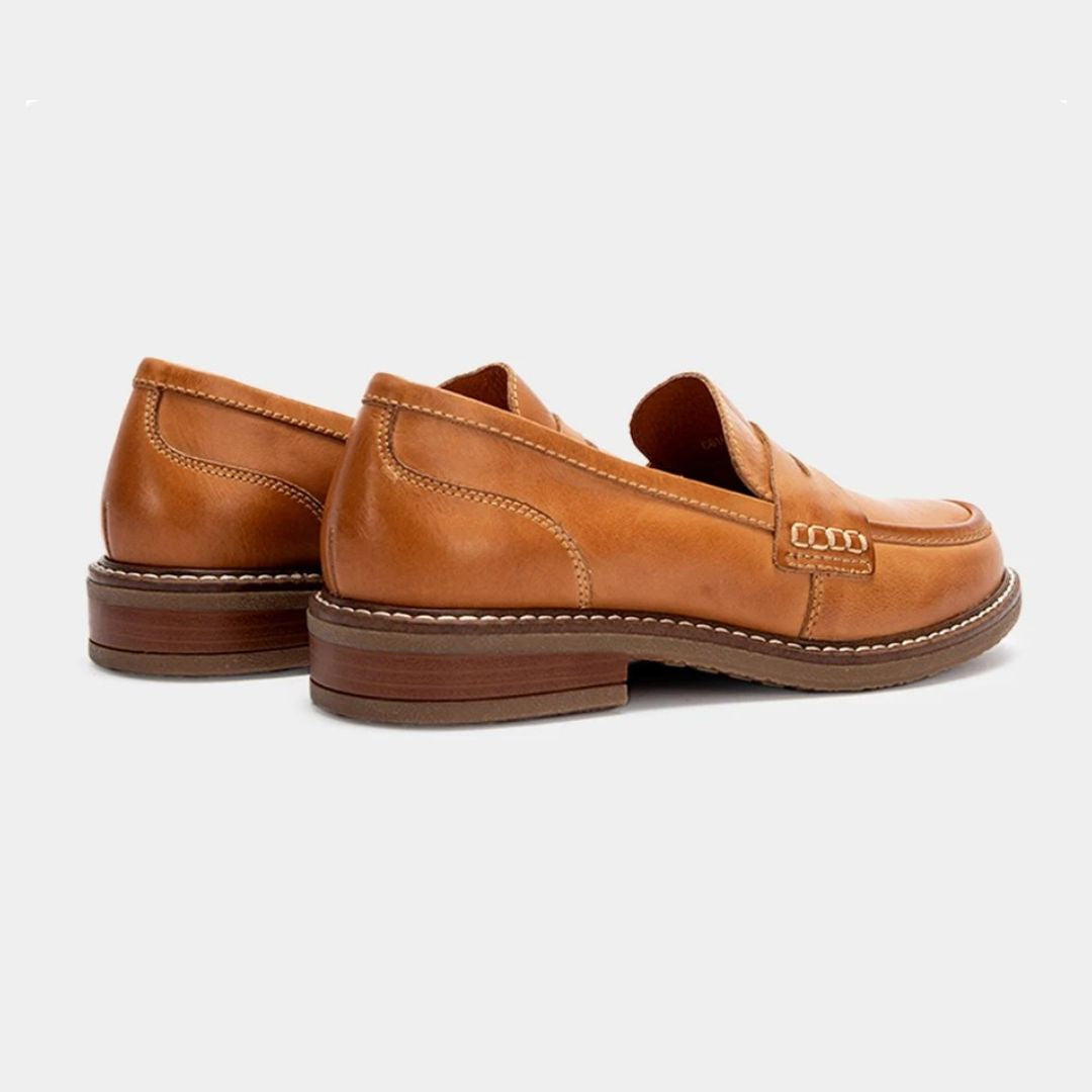 Men's cushioned leather driving loafers — additional view