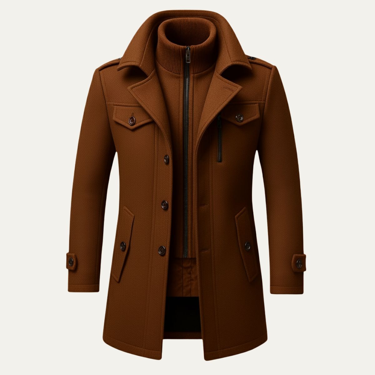 Men's insulated heritage coat — additional view