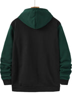 Sinclair | Color Block Zip-Up Hoodie
