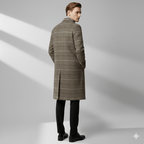 Braxton | Windowpane Wool Winter Coat