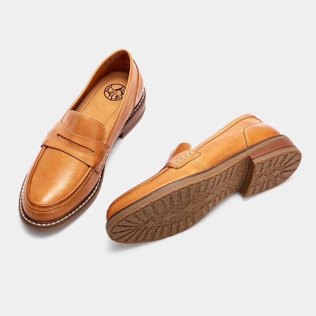 Men's cushioned leather driving loafers — additional view