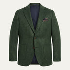 Men's single-breasted herringbone blazer — additional view
