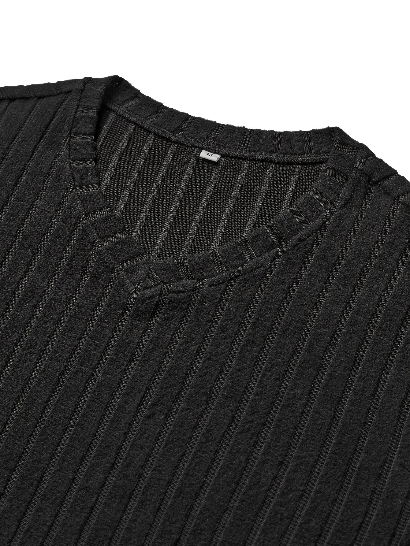 Sawyer | Ribbed V-Neck Long Sleeve Top