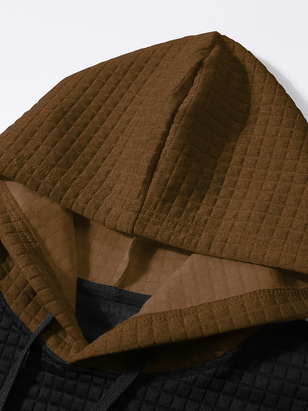 Knox | Color Block Textured Hoodie