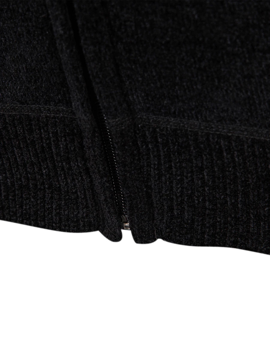 Men's color block ribbed cardigan — additional view