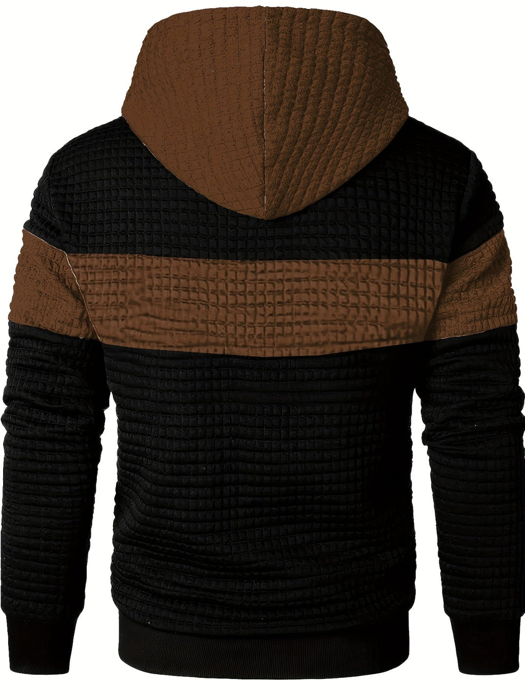 Knox | Color Block Textured Hoodie