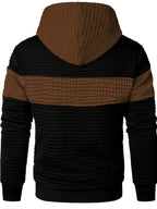 Knox | Color Block Textured Hoodie