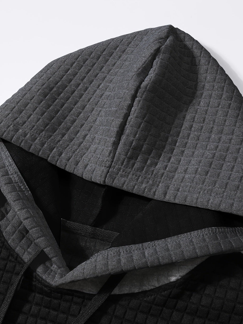 Knox | Color Block Textured Hoodie