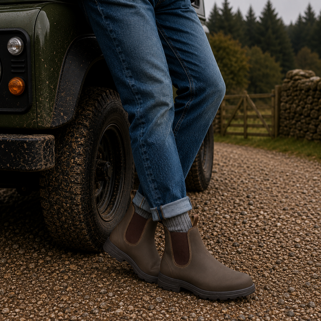 Men's slip-on chelsea boots — additional view