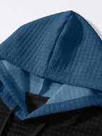 Knox | Color Block Textured Hoodie